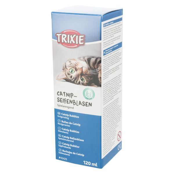 Мильні бульбашки Trixie для котів з котячою м ятою 120 мл 42425 фото