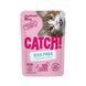 Корм вологий Catch! для дороcлих котів з білою рибою та овочами в соусі 85 г Catch_21991 фото 1