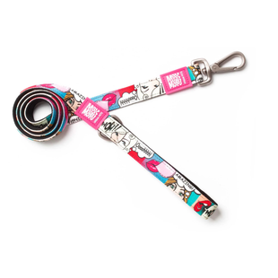 Max&Molly (Макс енд Моллі) Short Leash - Повідець короткий для собак Missy Pop з принтом Міссі Поп, L 182008 фото
