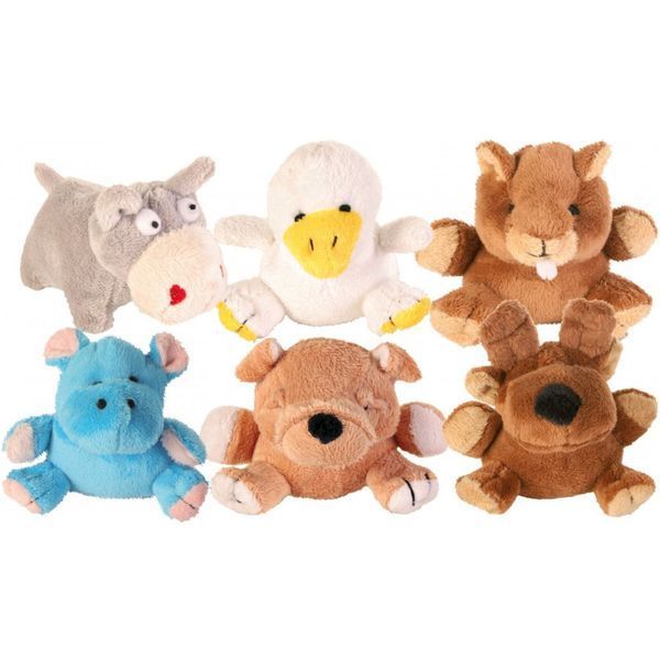 Іграшка Trixie для собак Тваринка міні зі звуком плюш 10-12 см 3607_1шт фото